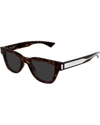 Saint Laurent - Sl 789 Jacques 002 Sunglasses Acetate Squared - Lyst