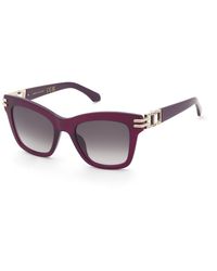 Twinset - Stw113 08C1 Sunglasses Acetate Squared Normal Nuanced - Lyst