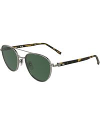 Lacoste - L271S 033 Sunglasses Metal Squared Normal - Lyst