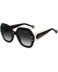 Carolina Herrera - Her 0314/G/S 3H2/9O Sunglasses Acetate Squared Normal Shaded - Lyst