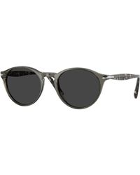 Persol - Po3092Sm 121948 Sunglasses Acetate Round Polarized - Lyst