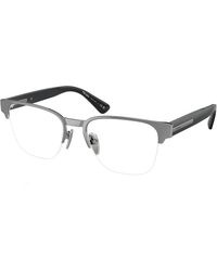 Prada - Pr A52V 5Av1O1 Optical Frames Metal Transparent Pillow Normal - Lyst