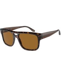 Emporio Armani - Ea4197 587983 Sunglasses Acetate Pillow Polarized - Lyst