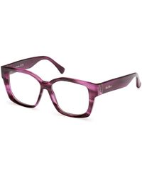 Max Mara - Mm5184 083 Optical Frames Acetate Geometric Normal - Lyst