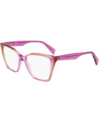 Liu Jo - Lj2804 524 Optical Frames Acetate Squared Normal - Lyst