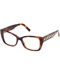 Swarovski - Sk5452 052 Optical Frames Outlet Acetate Cat Eye Normal - Lyst