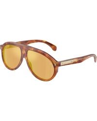 Moncler - Me6001 Fhaite 30047J Sunglasses Acetate Pilot Mirror - Lyst