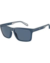 Emporio Armani - Ea4219 576380 Sunglasses Injected Squared Normal - Lyst