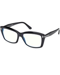 Tom Ford - Ft6173-B 1 Optical Frames Acetate Squared Normal - Lyst