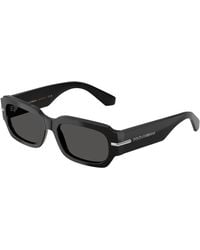 Dolce & Gabbana - Dg4485 501/87 Sunglasses Acetate Squared Normal - Lyst