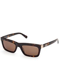 Guess - Gu00212 52E Sunglasses Acetate Squared Normal - Lyst