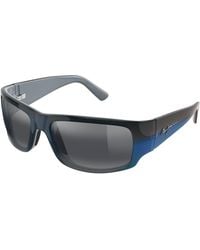 Maui Jim - Mj0266S 003 Occhiali Da Sole Iniettato Grigio Squadrata - Lyst