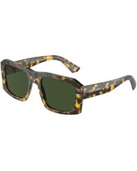 Dolce & Gabbana - Dg4430 343371 Sunglasses Acetate Squared Normal - Lyst