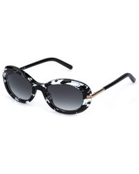 Furla - Sfu984 01En Sunglasses Acetate Smoke Geometric Normal Nuanced - Lyst