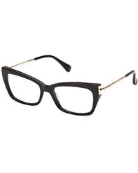 Max Mara - Mm5137 001 Optical Frames Acetate Cat Eye Normal - Lyst