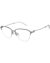Emporio Armani - Ea1161 3010 Optical Frames Metal Transparent Geometric Normal - Lyst