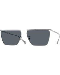 Oliver Peoples - X Jil Sander Ov1370St Edition 2 5036R5 Sunglasses Titanium Geometric Normal - Lyst