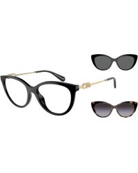 Emporio Armani - Ea4213U 50171W Sunglasses Injected Transparent Cat Eye Normal - Lyst