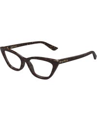 McQueen - Am0560O 002 Optical Frames Acetate Transparent Cat Eye - Lyst
