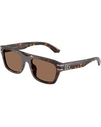 Dolce & Gabbana - Dg4496 502/73 Sunglasses Acetate Squared Normal - Lyst
