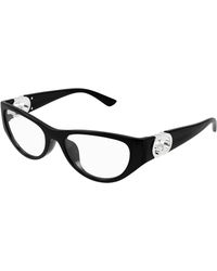 Gucci - Gg1825O 001 Optical Frames Injected Transparent Cat Eye - Lyst