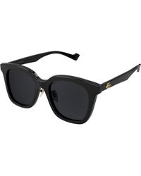 Gucci - Gg1000Sk 001 Sunglasses Acetate Squared Normal - Lyst