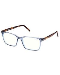 Tom Ford - Ft5802-B 090 Optical Frames Acetate Squared Anti- Light - Lyst