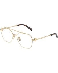 Tiffany & Co. - Tf1169 6021 Optical Frames Steel Geometric Normal - Lyst