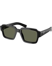 Prada - Pr 02Zs 1Ab03R Sunglasses Acetate Squared Polarized - Lyst