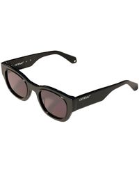 Off-White c/o Virgil Abloh - Ow1040 Akron 1007 Sunglasses Acetate Smoke Round Normal - Lyst