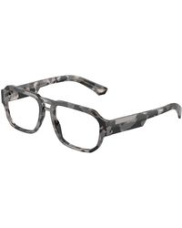 Dolce & Gabbana - Dg3389 3435 Optical Frames Acetate Transparent Pilot Normal - Lyst