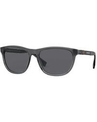 Burberry - Be4319 354481 Sunglasses Plastic Squared Polarized - Lyst
