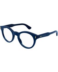 Gucci - Gg1266O 002 Optical Frames Plastic Round - Lyst