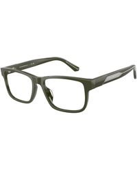 Emporio Armani - Ea3265U 5017 Optical Frames Acetate Squared Normal - Lyst