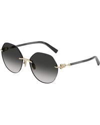 Tiffany & Co. - Tf3123 62413C Sunglasses Metal Geometric Normal Nuanced - Lyst