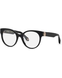 Roberto Cavalli - Vrc027M 0700 Optical Frames Acetate Round - Lyst