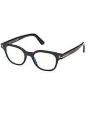 Tom Ford - Ft6130-B 001 Optical Frames Acetate Squared Normal - Lyst
