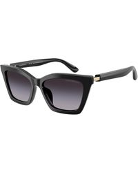 Emporio Armani - Ea4250U 50178G Sunglasses Acetate Butterfly Normal Shaded - Lyst