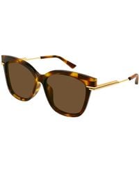 Bottega Veneta - Bv1296Sa 002 Sunglasses Acetate Cat Eye - Lyst