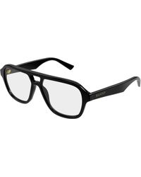 Gucci - Gg2183O 001 Optical Frames Acetate Transparent Round - Lyst