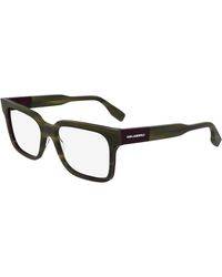 KARL LAGERFELD - Kl6173 261 Optical Frames Acetate Squared Normal - Lyst