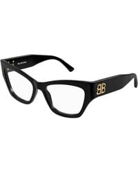 Balenciaga - Bb0362O 001 Optical Frames Acetate Transparent Cat Eye - Lyst