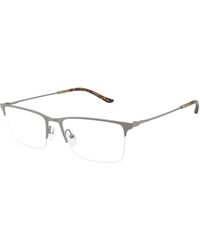 Emporio Armani - Ea1171 3003 Optical Frames Metal Squared Normal - Lyst