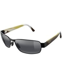 Maui Jim - Mj0249S 001 Occhiali Da Sole Metallo Grigio Squadrata - Lyst