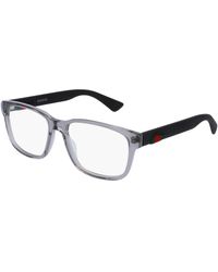 Gucci - Gg0011O 007 Optical Frames Plastic Squared - Lyst