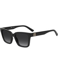Moschino - Mol091/S 807/9O Sunglasses Acetate Squared Normal Shaded - Lyst