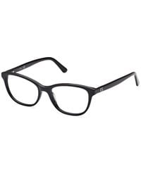 Guess - Gu8290 001 Optical Frames Acetate Round Normal - Lyst