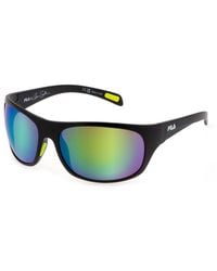 Fila - Sfi514 U28V Sunglasses Injected Squared Water -Repellent Mirror - Lyst