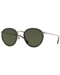 Giorgio Armani - Ar 101M 319831 Sunglasses Metal Round - Lyst