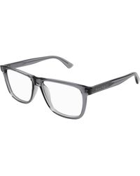 McQueen - Am0463O 003 Optical Frames Acetate Transparent Pilot - Lyst